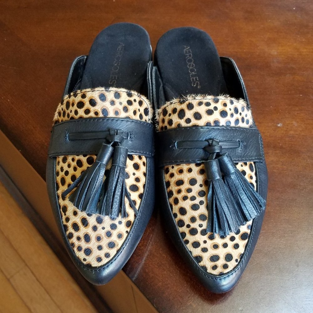 Aerosoles Womens Leopard Loafers